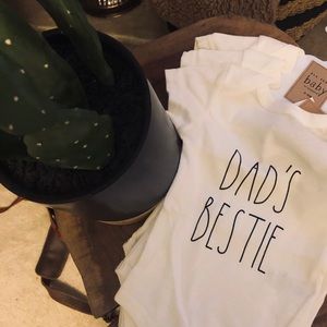 Rae Dunn onesies !! Set of 3 🍼 3-6 months